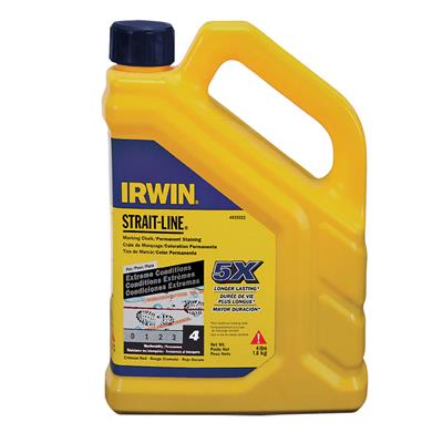 IRWIN 4935524 Strait-Line 4 lb. Blue Permanent Staining Marking Chalk