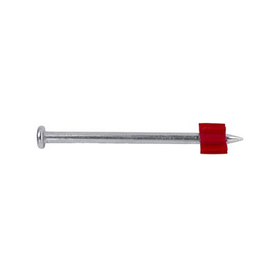 DuraDrive 2-1/2 in. x .300 in. Bright Finish Flat Head Fluted Concrete and Steel Drive Pins (100-Pack)