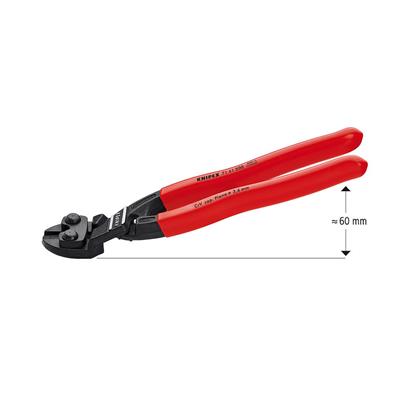 Knipex 71 41 200 SBA 8 in. 20-Degree Angled Head Notched Blade CoBolt Compact High-Leverage Bolt Cutter Pliers