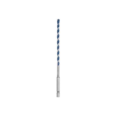 BOSCH HCBG04T 3/16 in. x 4 in. x 6 in. BLUEGRANITE TURBO Carbide 4-Cutter Masonry Hammer Hex Shank Drill Bit