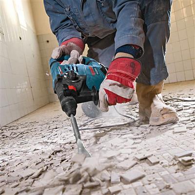 BOSCH RH328VCQ 1-1/8 in. SDS-Plus 8.0-Amp Variable-Speed Corded Rotary Hammer Drill Kit with Quick Change Chuck System