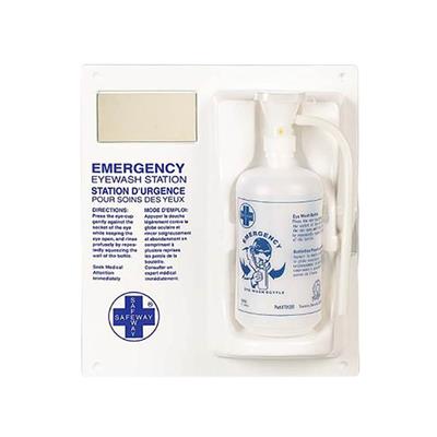 Wasip F4560701 Emergency Eyewash Station with 1-Litre Bottle