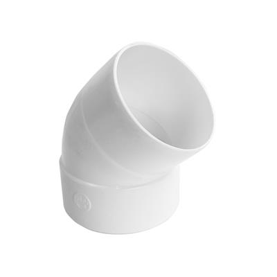 Royal Pipe 4 in. PVC 45-Degree Elbow, Spigot x Hub