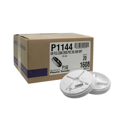 Royal Pipe 4 in. PVC Fitting Flush Plug