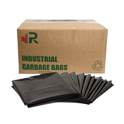 24 in. x 22 in. Black Garbage Bag (500-Pack)