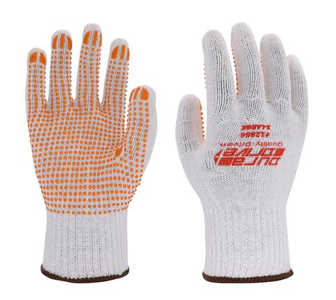 DuraDrive Knitted PVC Dot Gloves (12-Pair)
