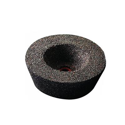 SAIT 26024 6 in. x 2 in. x 5/8-11 in. C16 Metal Backed Tough Grinding Cup Stone