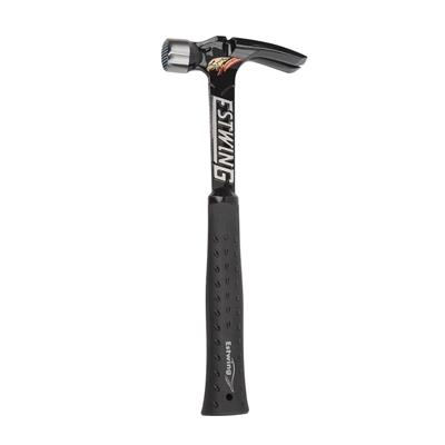 Estwing EB-15SM 15 oz. x 15-1/2 in. Milled Checkered Face ULTRA SERIES BLACK Lightweight Forged Steel Framing Hammer with Ultra Grip