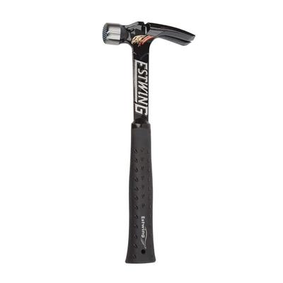 Estwing EB-19SM 19 oz. x 15-1/2 in. Milled Checkered Face ULTRA SERIES BLACK Lightweight Forged Steel Framing Hammer with Ultra Grip