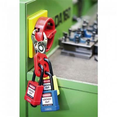 ABUS H702 1-1/2 in. Red Steel Lockout Hasp