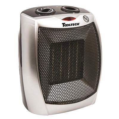 TOOLTECH 100065 750-1,500 Watt Ceramic Electric Heater with Overheat Protection