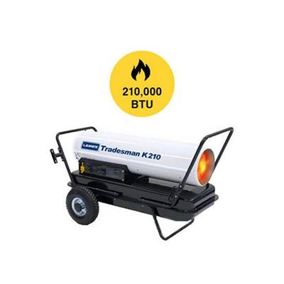 LB White Tradesman K210 Portable Forced-Air Kerosene Heater