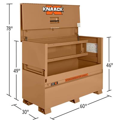 KNAACK STORAGEMASTER 60 in. x 46 in. x 30 in. Jobsite Storage Chest