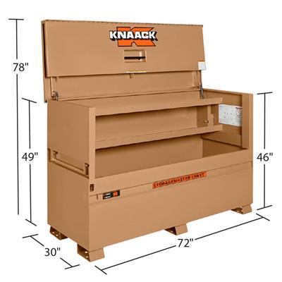 KNAACK STORAGEMASTER 72 in. x 46 in. x 30 in. Jobsite Storage Chest