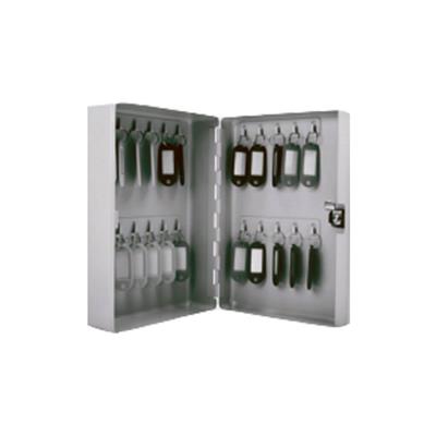 Canaropa Grey Metal 140-Hook Key Cabinet with Key Label Holding Tags and Hardware Kit