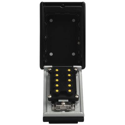 ABUS 767-C Wall-Mounted 10-Push Button Secure Key Storage Lock Box