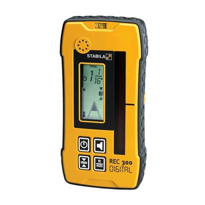 STABILA 07430 REC 300 De-Tech Digital Rotating Laser Receiver with Bracket