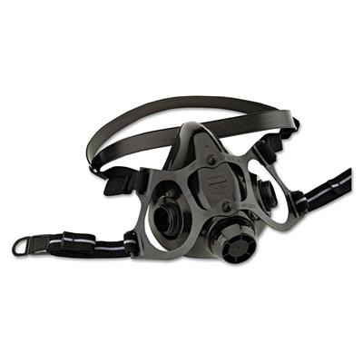 North 770030L 7700 Series Large Dual Cartridge Silicone Half Mask Respirator (Respirator Only)