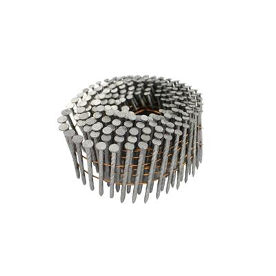 DuraDrive 2-1/4 in. Hot-Dip Galvanized Ring Shank Flat Top Coil Framing Nails (4,500-Box)