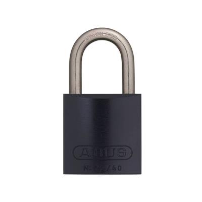 ABUS 72IB/40-KA 1-1/2 in. Body x 1 in. Shackle Black Aluminium Keyed Alike Padlock