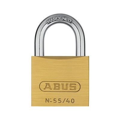 ABUS 55/40-KA-5401 1-1/2 in. Body x 7/8 in. Shackle Solid Brass Keyed Alike Padlock