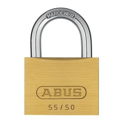 ABUS 55/50-KA-5501 2 in. Body x 1 in. Shackle Solid Brass Keyed Alike Padlock