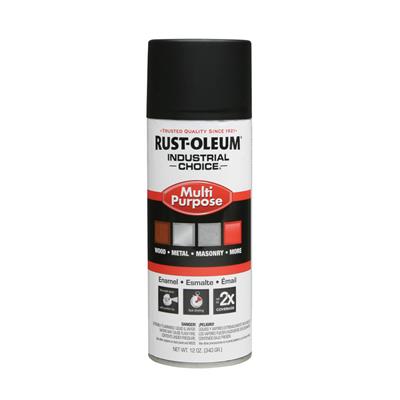 Rust-Oleum 1676830 12 oz. Ultra-Flat Black Multi-Purpose Acrylic Enamel Spray Paint