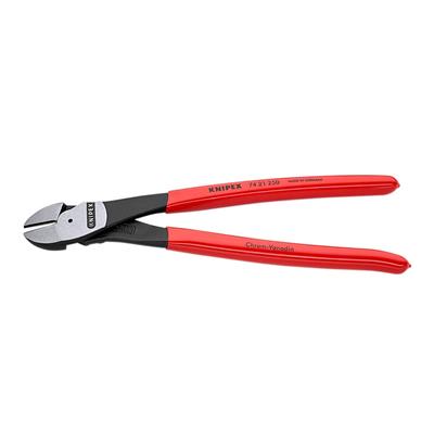 Knipex 74 21 250 SBA 10 in. High-Leverage 12-Degree Angled Diagonal Side Cutting Pliers