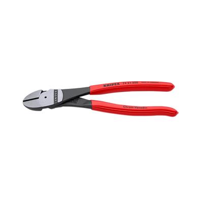 Knipex 74 21 200 SBA 8 in. High-Leverage 12-Degree Angled Diagonal Side Cutting Pliers