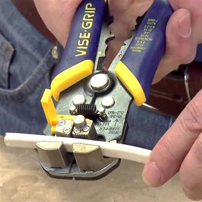IRWIN 2078300 Vise-Grip 8 in. Insulated 10-24 AWG Self-Adjusting Wire Stripper