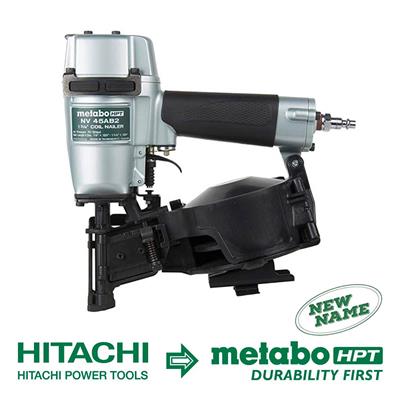 Metabo HPT NV45AB2 7/8 in. to 1-3/4 in. Coil Roofing Nailer