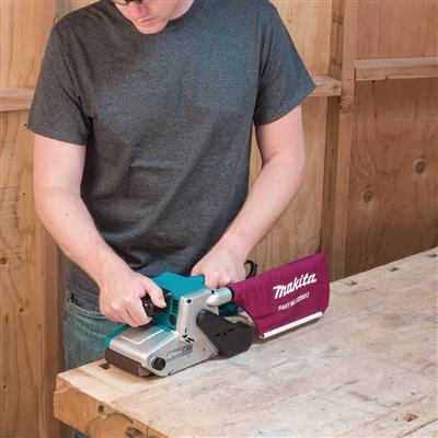 Makita 9404 8.8 Amp 4 in. x 24 in. Variable Speed Belt Sander with Dust Bag