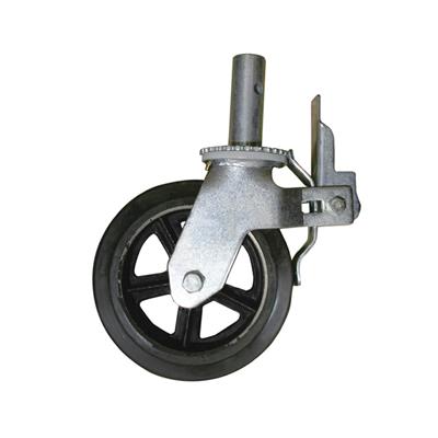 DuraDrive 8 in. 12-lb Galvanized Scaffold Caster Wheel