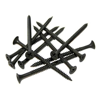 DuraDrive #7 x 2-1/2 in. Black Phosphate Coated Bugle Head Phillips Drive Fine Thread Drywall Screws (2,500-Box)