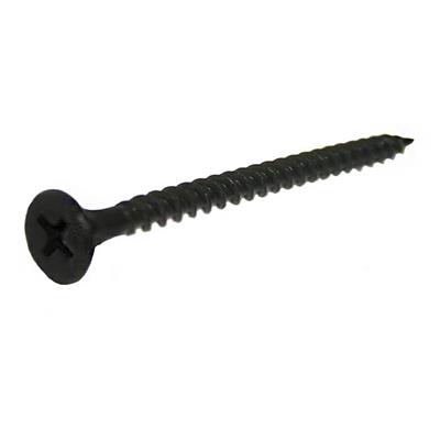 DuraDrive #6 x 2 in. Black Phosphate Coated Bugle Head Phillips Drive Fine Thread Drywall Screws (3,500-Box)