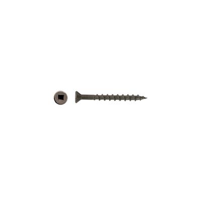 DuraDrive #8 x 1-3/4 in. Low Root Flat Head Square Drive Bare Flooring Screws (4,000-Box)