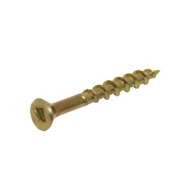 DuraDrive #8 x 1-1/4 in. Yellow Zinc Floor Screw (7,500-Pack)