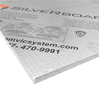 Amvic SilveRboard SB35S1000S 1 in. x 4 ft. x 8 ft. Type-3 Under Slab Rigid Foam Board Insulation