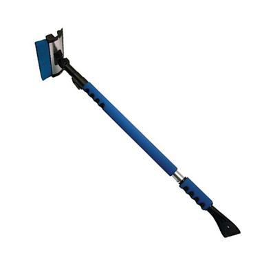 Toolway 194505 56 in. Snow Brush Ice Scraper and Squeegee with Steel Extend Handle