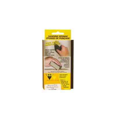 SIA 57405 5 in. x 3 in. x 1 in. Medium Fine Dual Angled Sanding Sponge