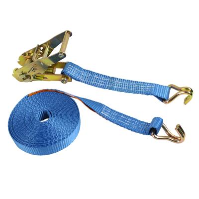 Ben-Mor RSWH1-20 1 in. x 20 ft. Blue Tie-Down Ratchet Strap with Wire Hook 1,100 lbs. Working Load
