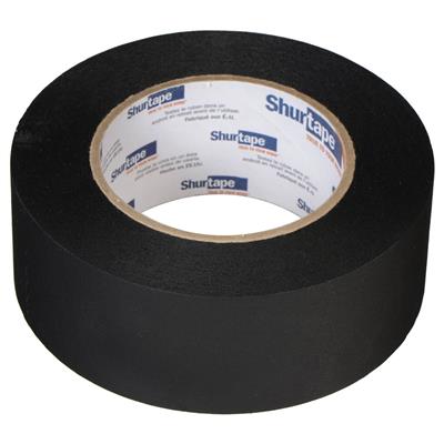 Shurtape 2 in. x 60 yds. Black General Purpose Cloth Duct Tape