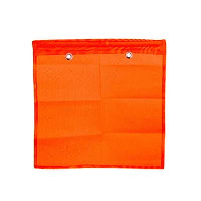 18 in. x 18 in. Orange Vinyl Mesh Traffic Safety Flag