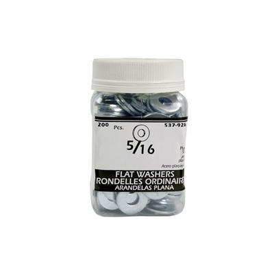 H Paulin 5/16 in. Zinc Coated Flat Washers (200-Jug)