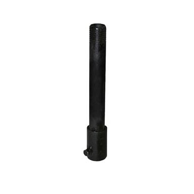 12 in. Black Iron Threaded Waterbox Extension Nipple with Coupling