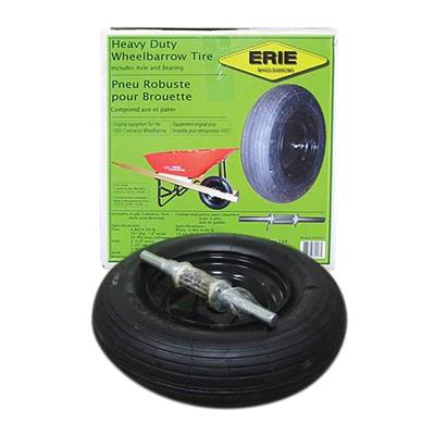 ERIE E-9000261 #5 Black Pneumatic Wheelbarrow Wheel and Tire Kit for ERIE 1035 Wheelbarrow
