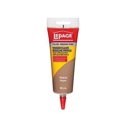 LEPAGE 393937 90mL Walnut Tinted Wood Filler