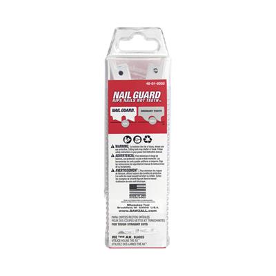 Milwaukee 48-01-6035 6 in. 5 TPI SAWZALL Nail Embedded Wood Reciprocating Saw Blade (50-Pack)