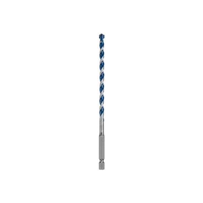 BOSCH HCBG06T 1/4 in. x 4 in. x 6 in. BLUEGRANITE TURBO Carbide 4-Cutter Masonry Hammer Hex Shank Drill Bit