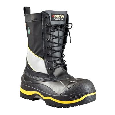 Baffin POLAMP01 Men's CSA 11 in. Black Constructor Metal-Free Waterproof -100-Degree Winter Safety Work Boots